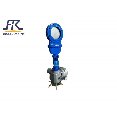 Electric bonnet Knife Gate Valve